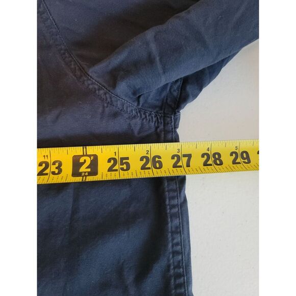 Carhartt Men's 2XL Navy Button Long Sleeve Shirt - Picture 5 of 6